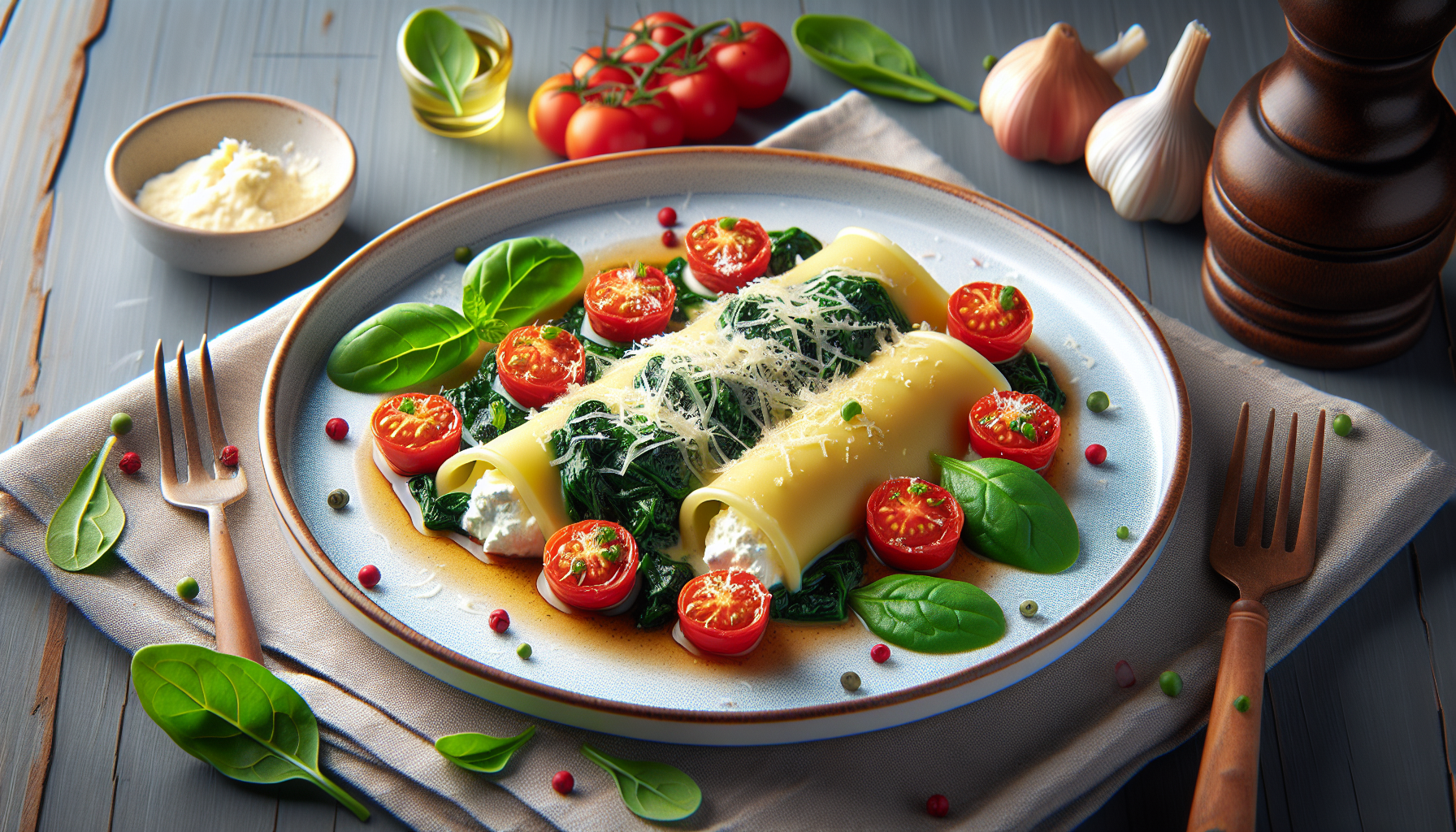 cannelloni ricotta e spinaci